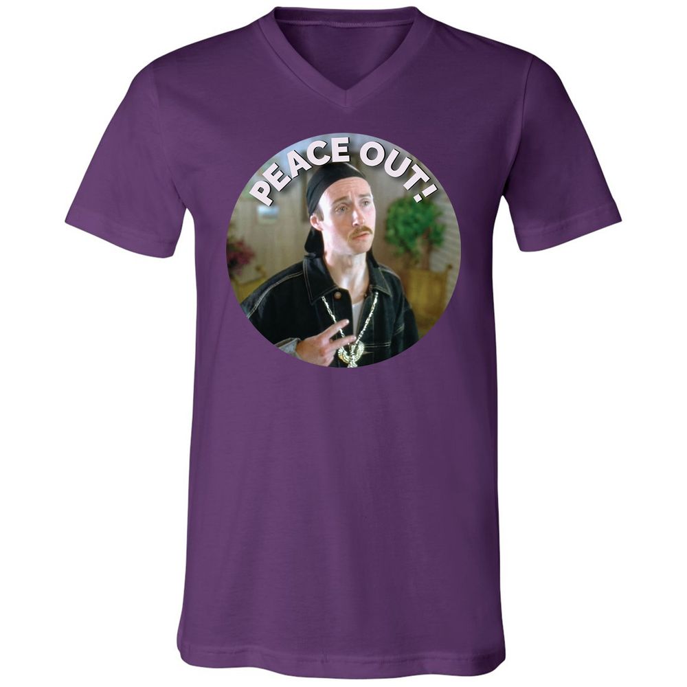 Unisex V-Neck T-Shirt - UNNGUHVA - Team Purple - 9