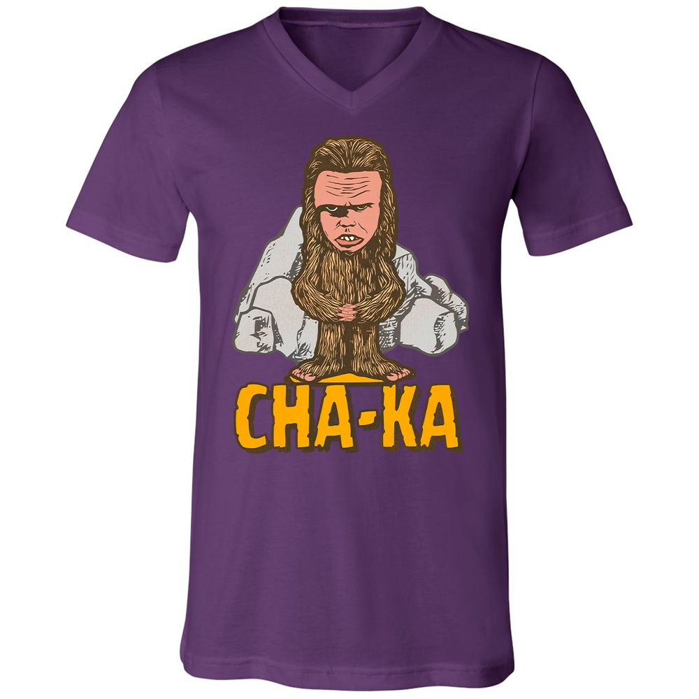 Unisex V-Neck T-Shirt - KBHDLYP8 - Team Purple - 9