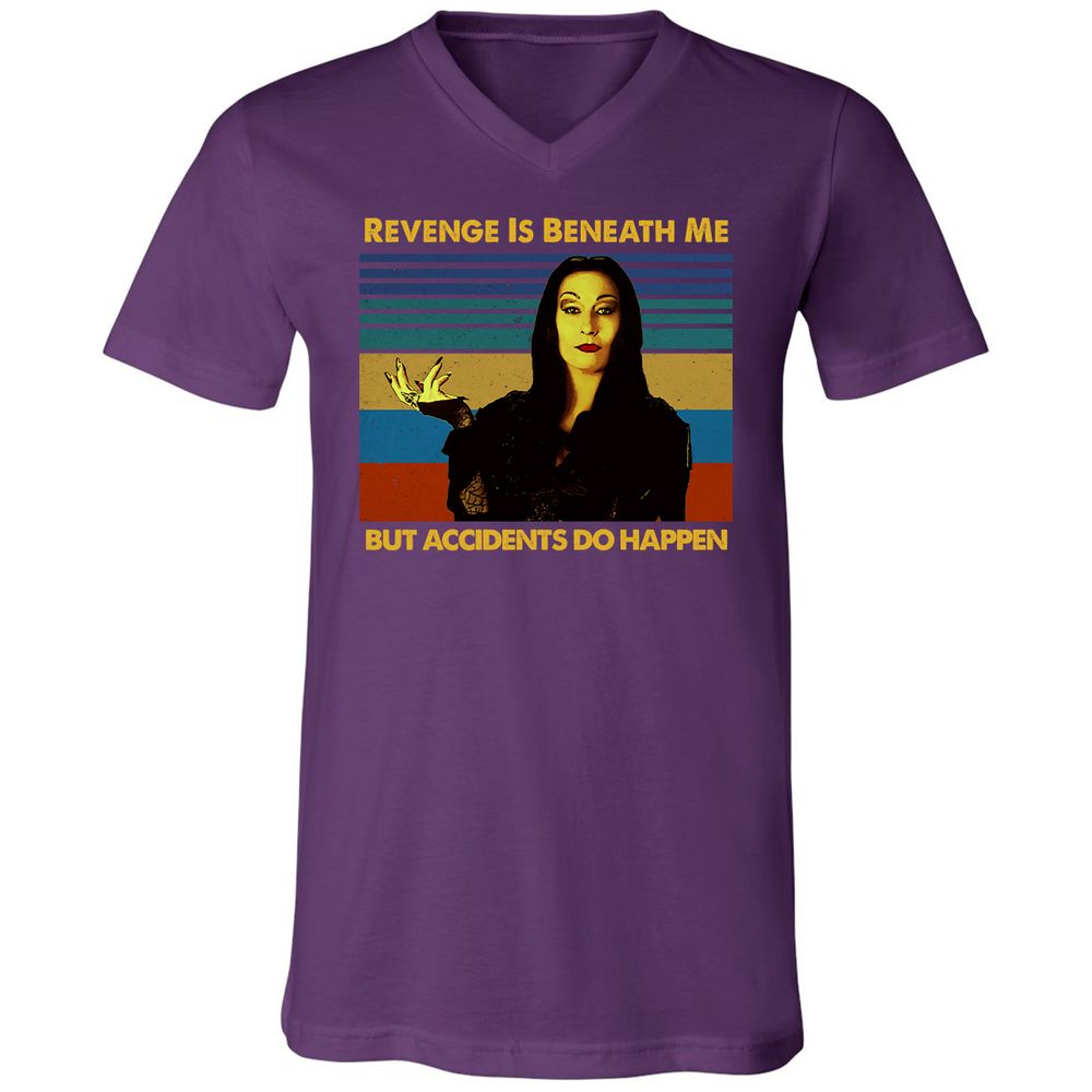 Unisex V-Neck T-Shirt - E3VFPG51 - Team Purple - 9