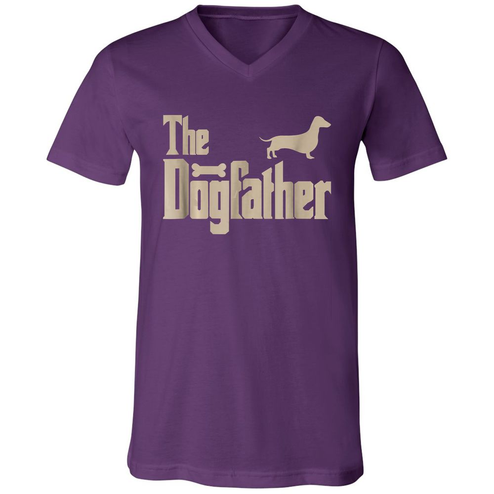 Unisex V-Neck T-Shirt - G9RL7C1B - Team Purple - 9