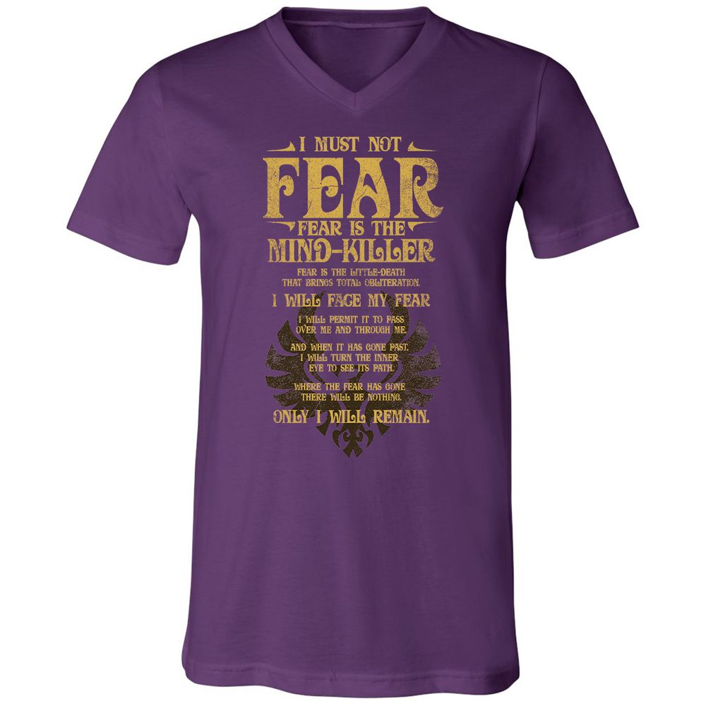 Unisex V-Neck T-Shirt - 5WVDCC5H - Team Purple - 9