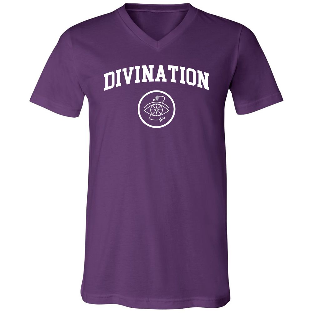 Unisex V-Neck T-Shirt - 4ZF4486B - Team Purple - 9