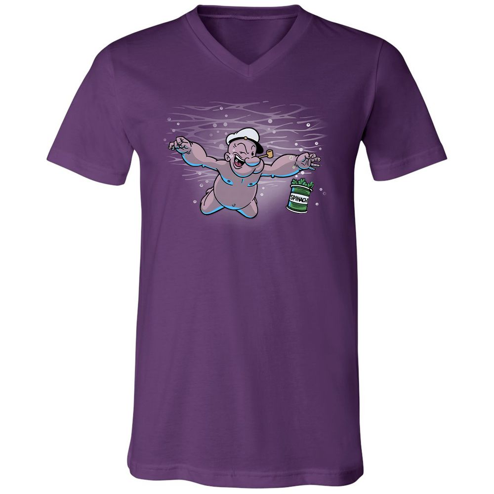 Unisex V-Neck T-Shirt - 6UETT1ZD - Team Purple - 9