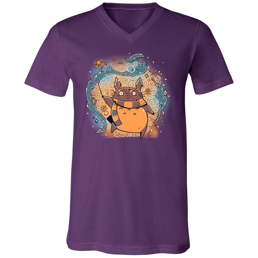 Unisex V-Neck T-Shirt - 5K4QAN57 - Team Purple - 9