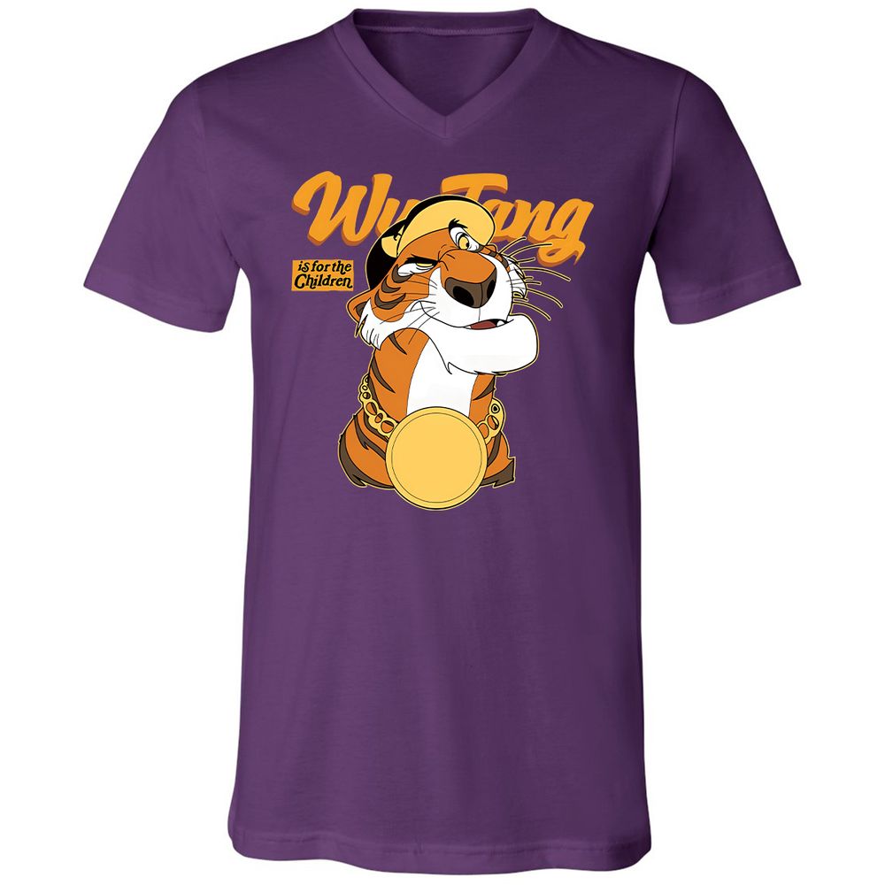 Unisex V-Neck T-Shirt - X3W12NF6 - Team Purple - 9