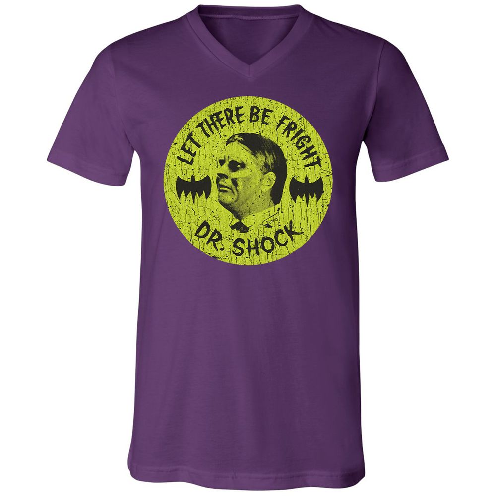Unisex V-Neck T-Shirt - 4Z2C5GS3 - Team Purple - 9