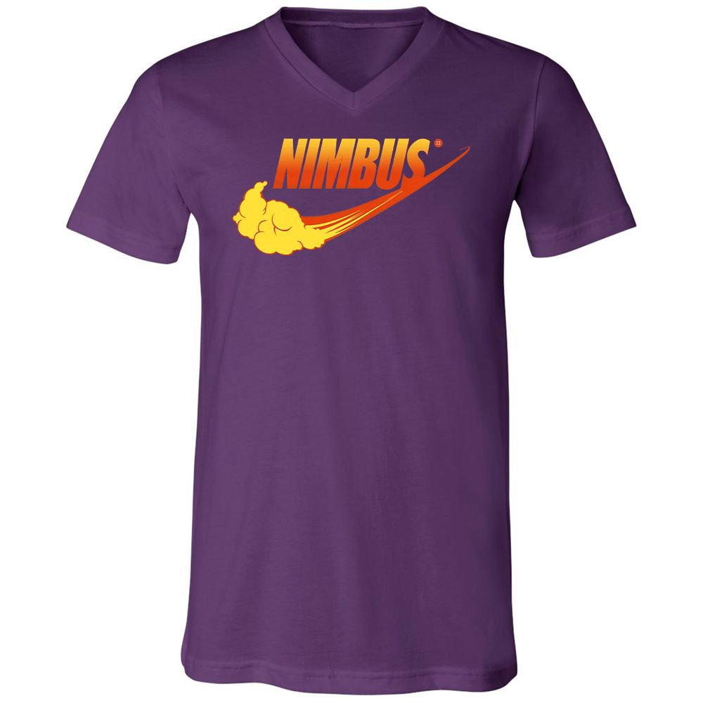 Unisex V-Neck T-Shirt - RR7Q7WHP - Team Purple - 9