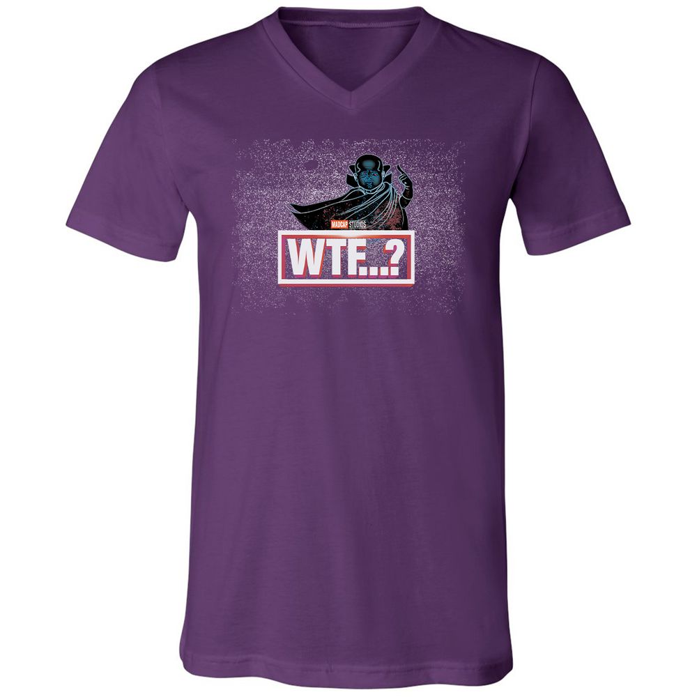 Unisex V-Neck T-Shirt - 775L3Q9J - Team Purple - 9