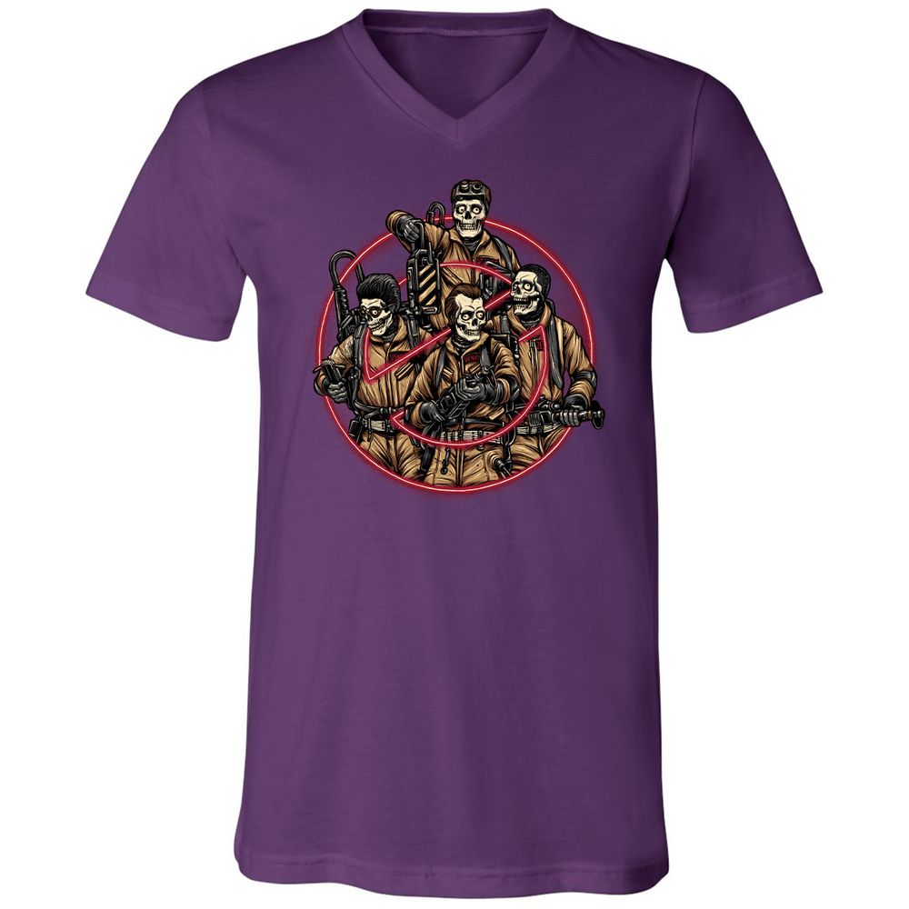 Unisex V-Neck T-Shirt - STEKUBZJ - Team Purple - 9