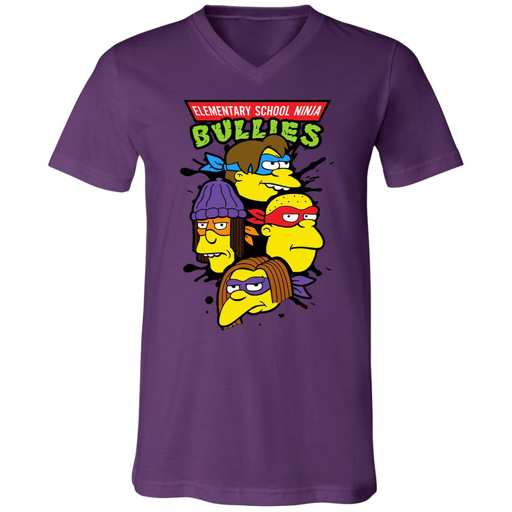 Unisex V-Neck T-Shirt - RTVPKV9W - Team Purple - 9