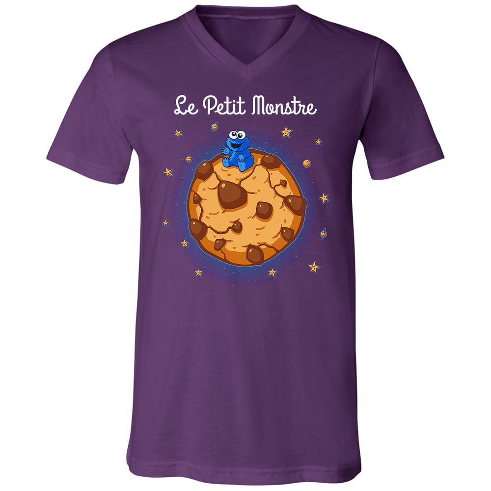 Unisex V-Neck T-Shirt - EZ3VNJAF - Team Purple - 9