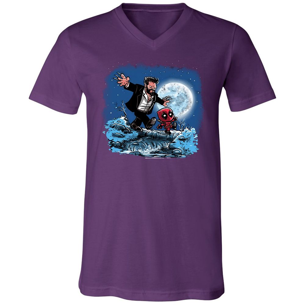 Unisex V-Neck T-Shirt - 8G73ENVH - Team Purple - 9