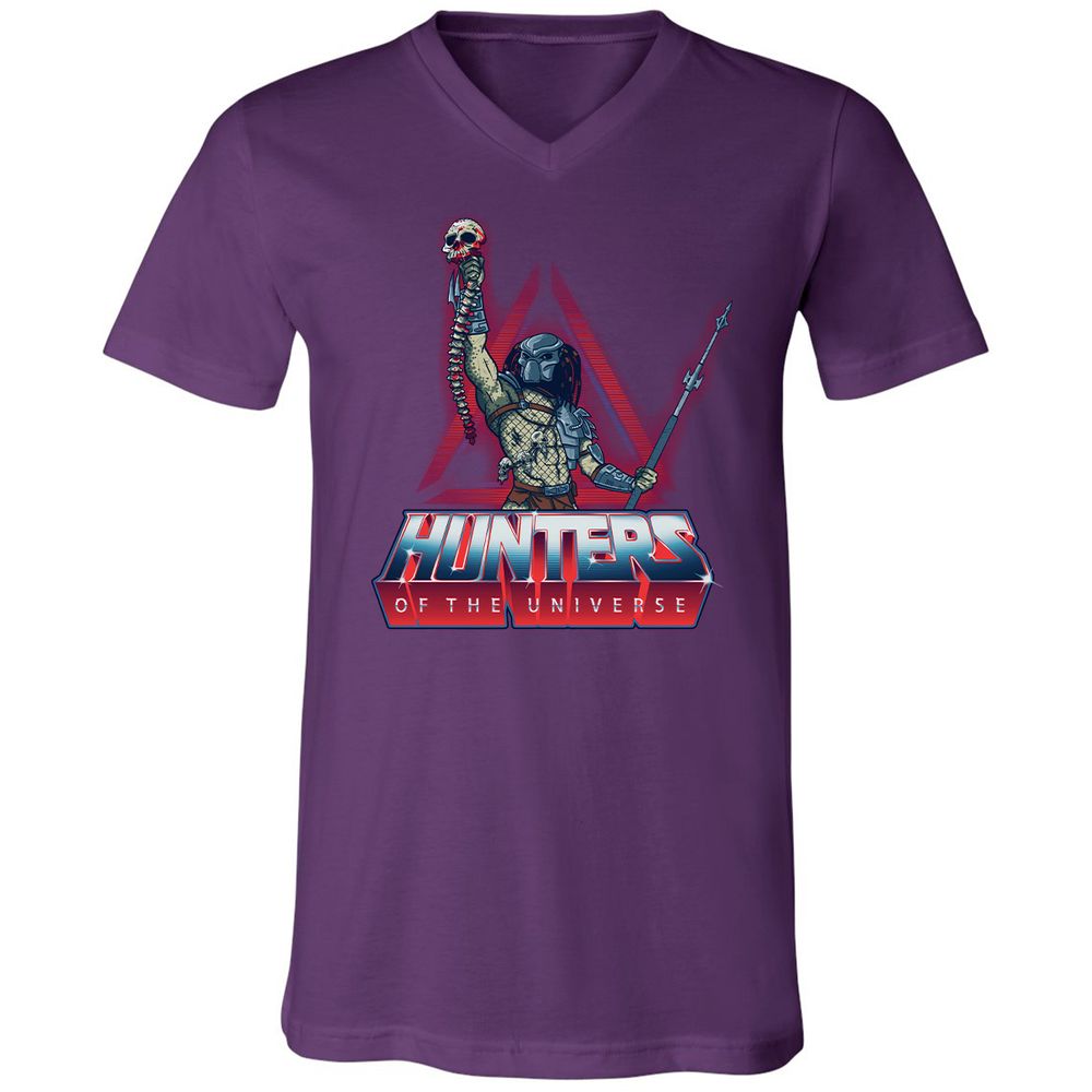 Unisex V-Neck T-Shirt - CSETMA4Z - Team Purple - 9