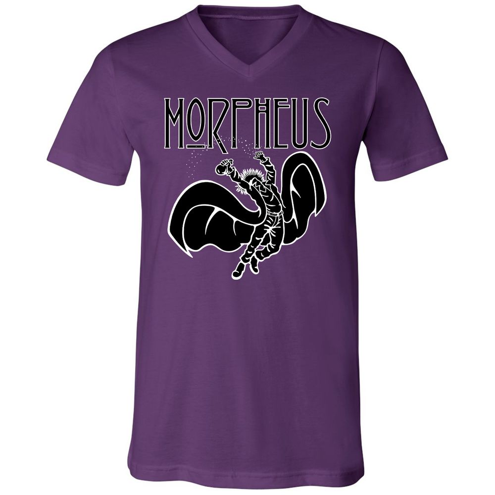 Unisex V-Neck T-Shirt - DQRNGAAU - Team Purple - 9