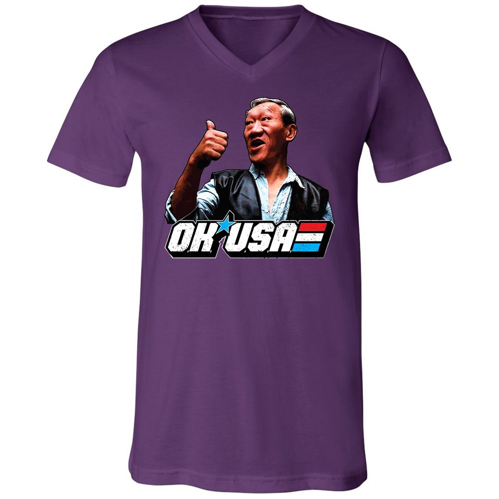 Unisex V-Neck T-Shirt - T631UCHG - Team Purple - 9