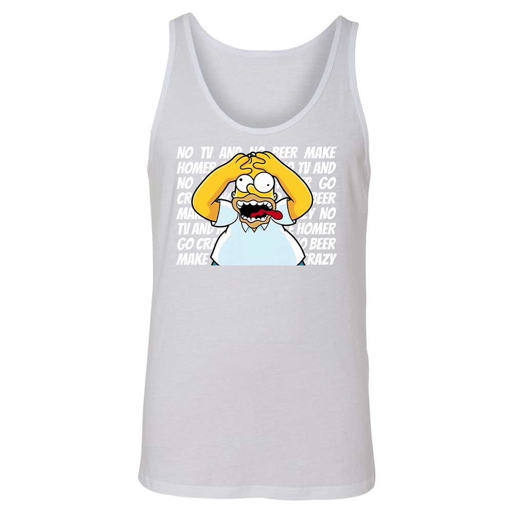 No TV and No Beer Make Homer Go Crazy - White - 9
