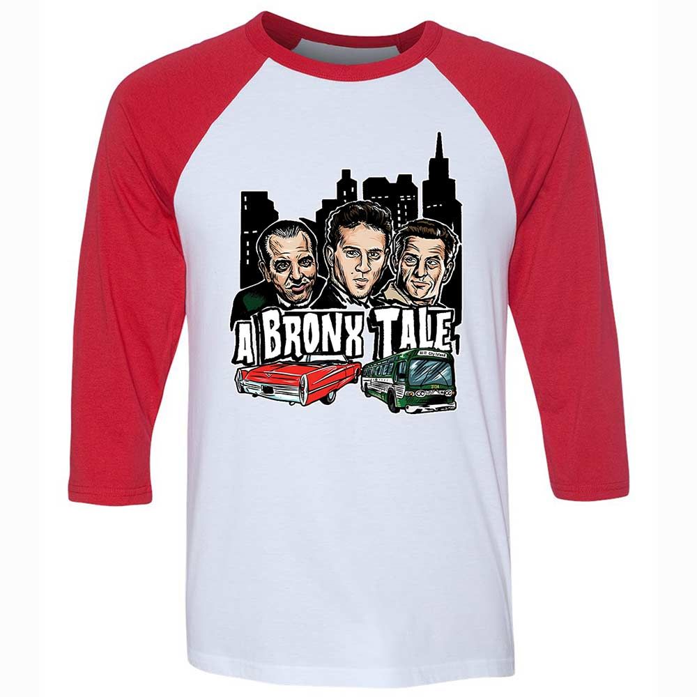 Unisex 3/4 Baseball Tee - HNGY8SPR - White/Red - 9