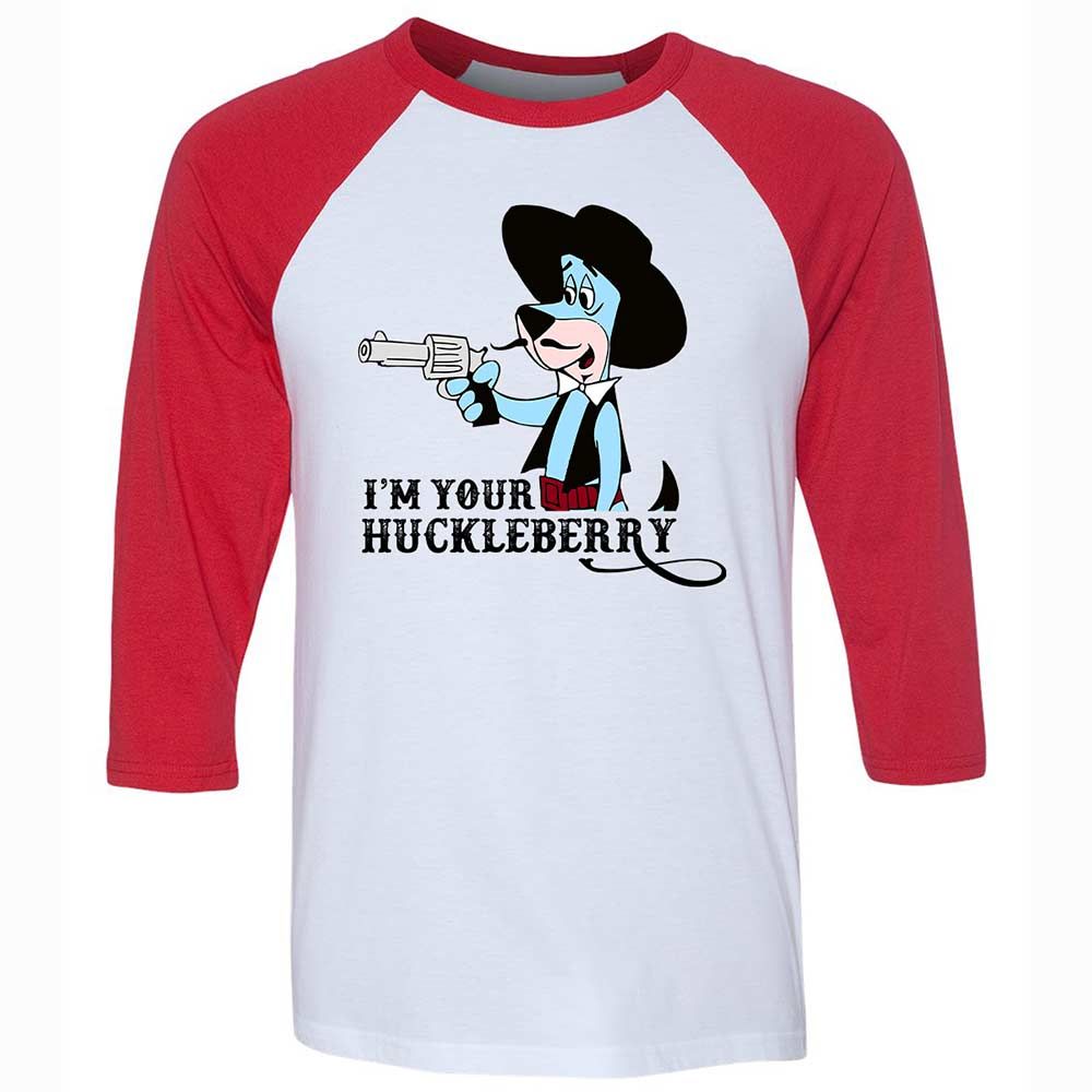 Unisex 3/4 Baseball Tee - 1Z9XP684 - White/Red - 9