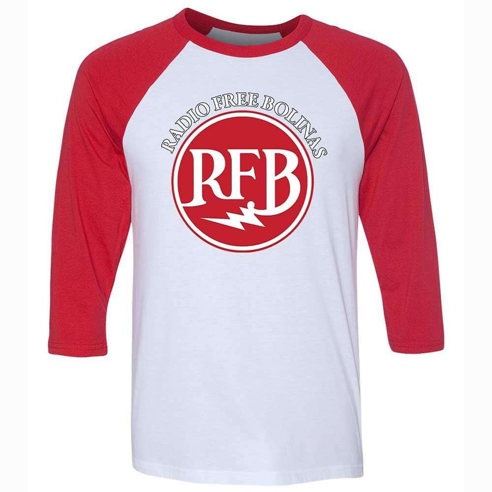 Unisex 3/4 Baseball Tee - NC93QLDX - White/Red - 9