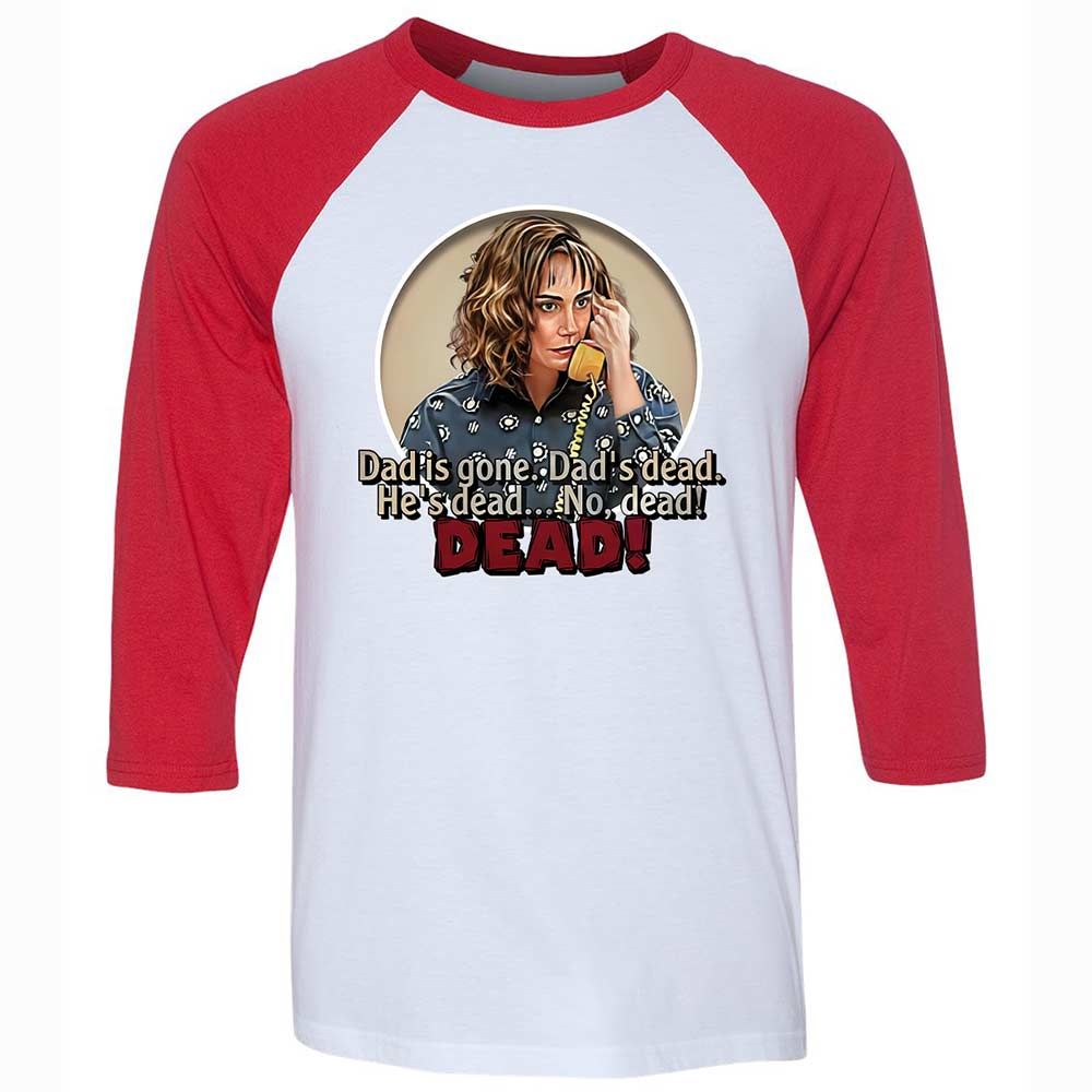 Unisex 3/4 Baseball Tee - CY78AZJ2 - White/Red - 9