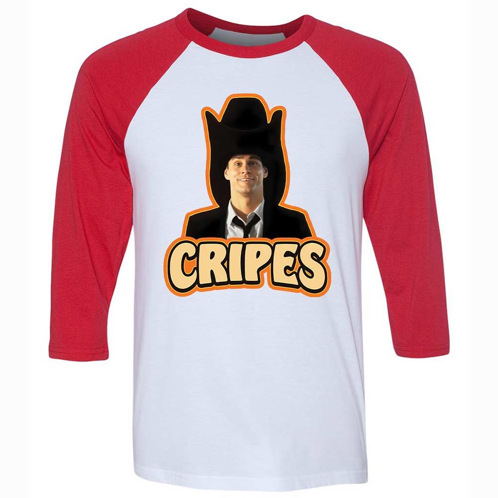 Unisex 3/4 Baseball Tee - DD8EUP13 - White/Red - 9