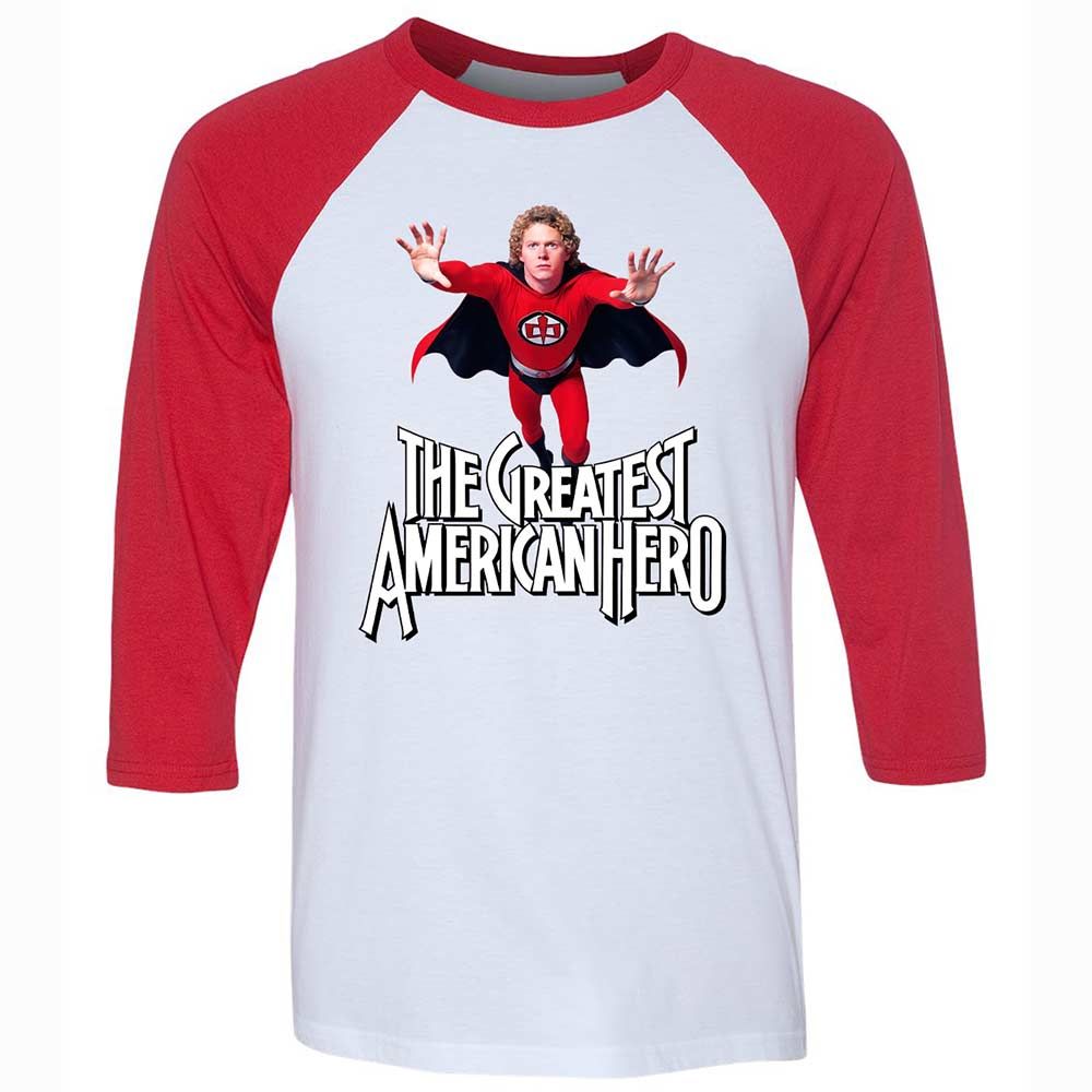 Unisex 3/4 Baseball Tee - YVHLEUL7 - White/Red - 9