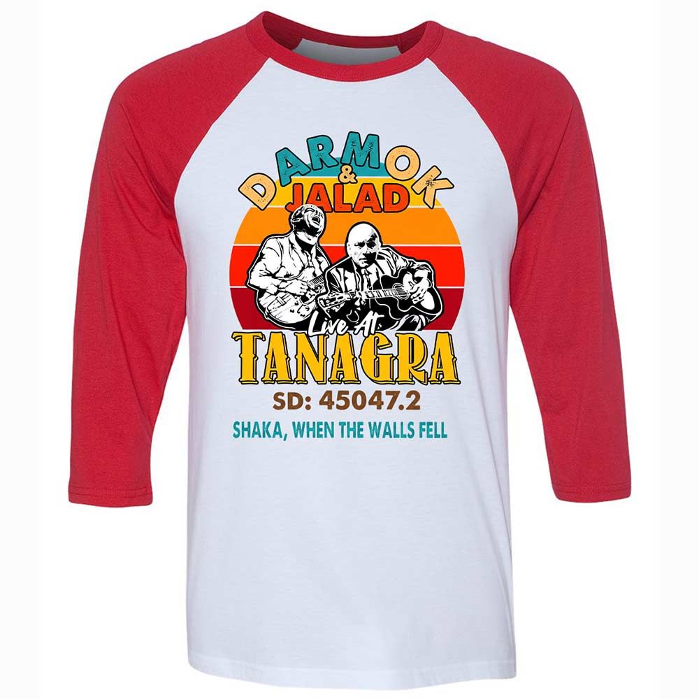 Unisex 3/4 Baseball Tee - 265KY4NY - White/Red - 9