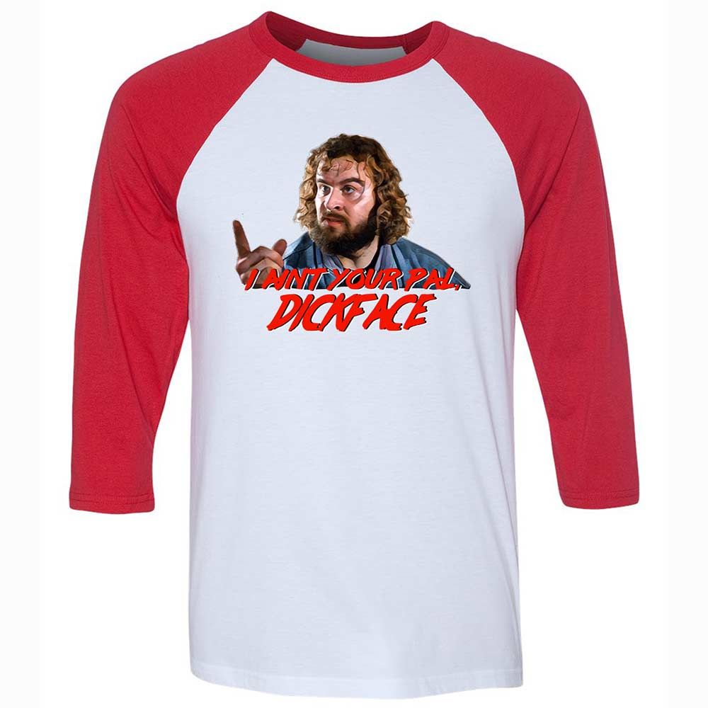 Unisex 3/4 Baseball Tee - G331MSS8 - White/Red - 9