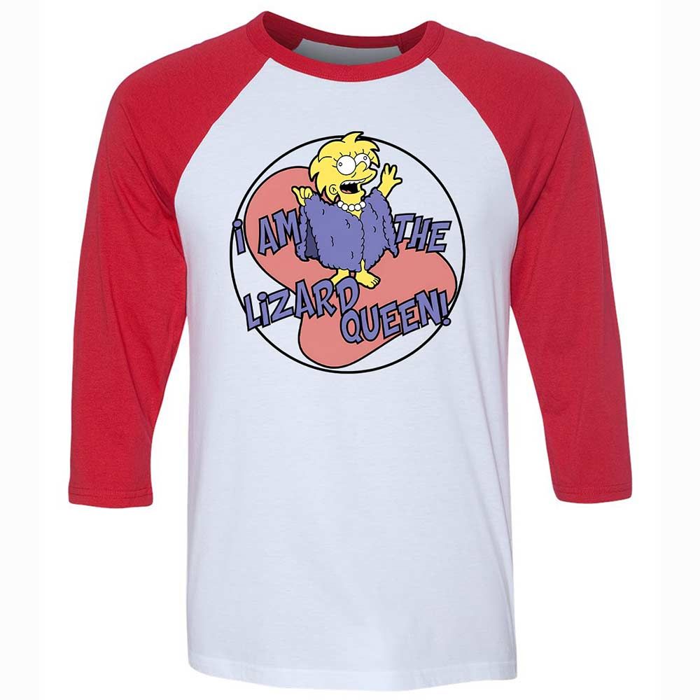 I am the Lizard Queen - White/Red - 9