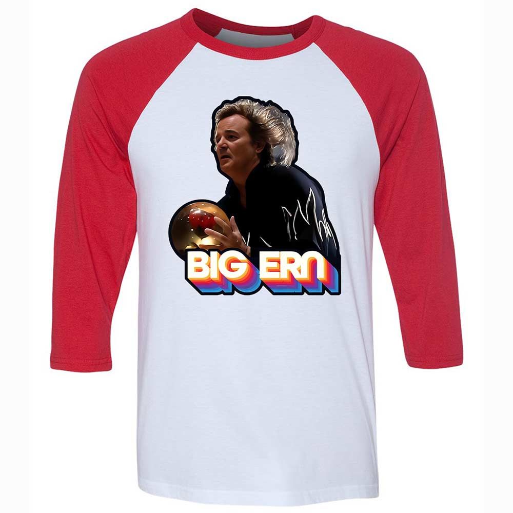 Unisex 3/4 Baseball Tee - 6E7AD22B - White/Red - 9