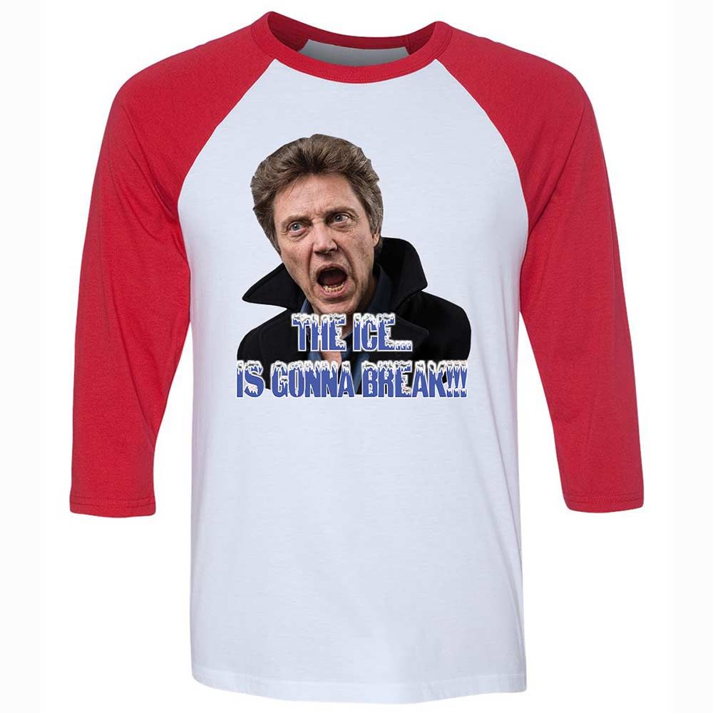 Unisex 3/4 Baseball Tee - 7AYBW49D - White/Red - 9