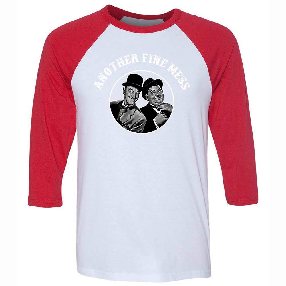Unisex 3/4 Baseball Tee - WP5RG2AV - White/Red - 9