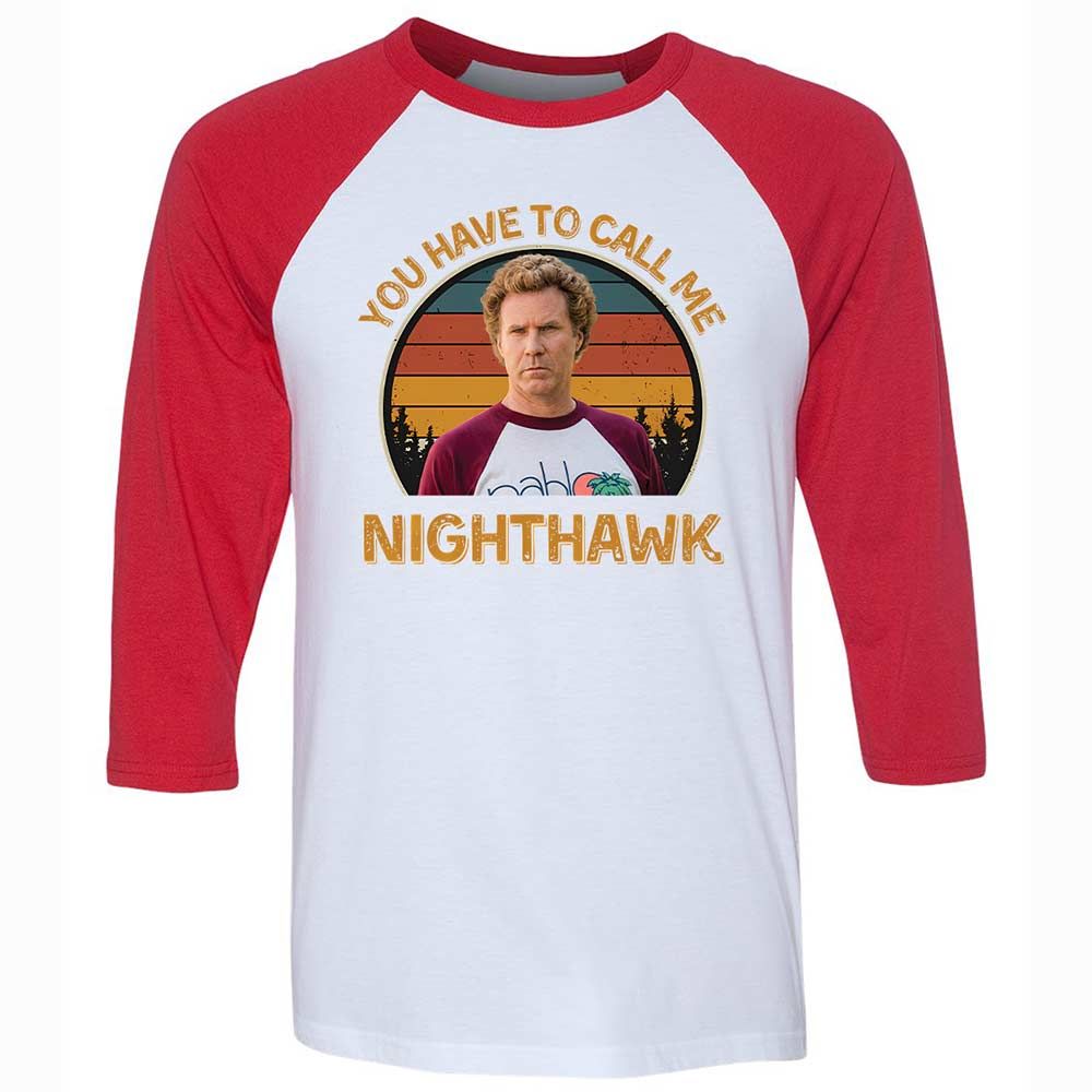 Unisex 3/4 Baseball Tee - PY5KLN9U - White/Red - 9