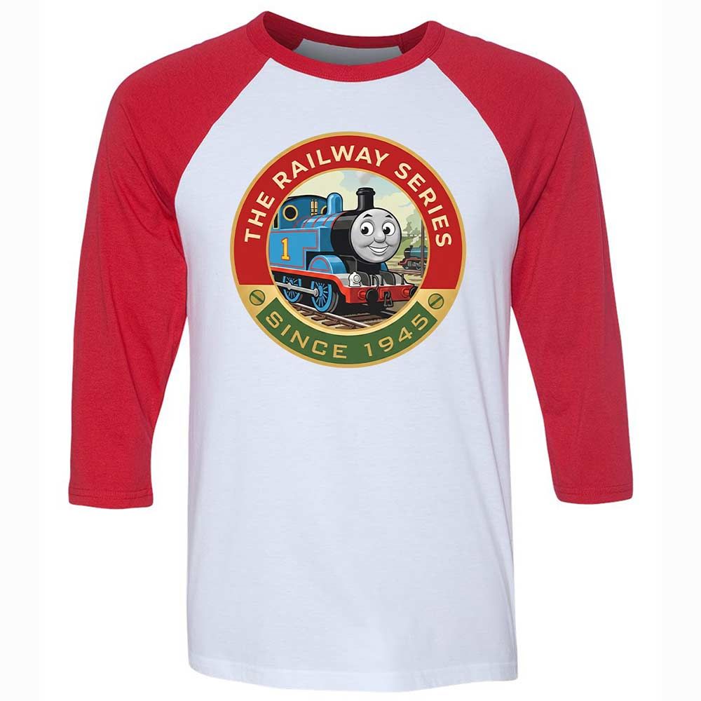 Unisex 3/4 Baseball Tee - U3GB6HL3 - White/Red - 9