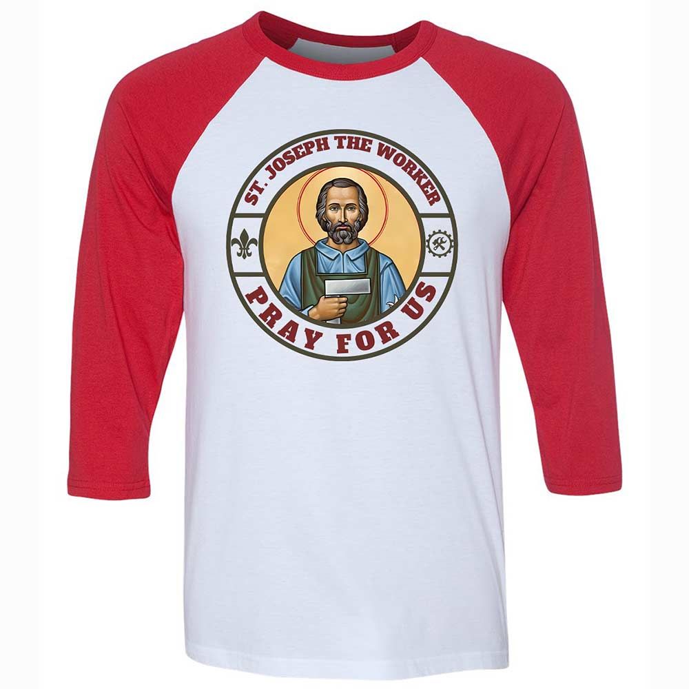 Pray for Us - White/Red - 9