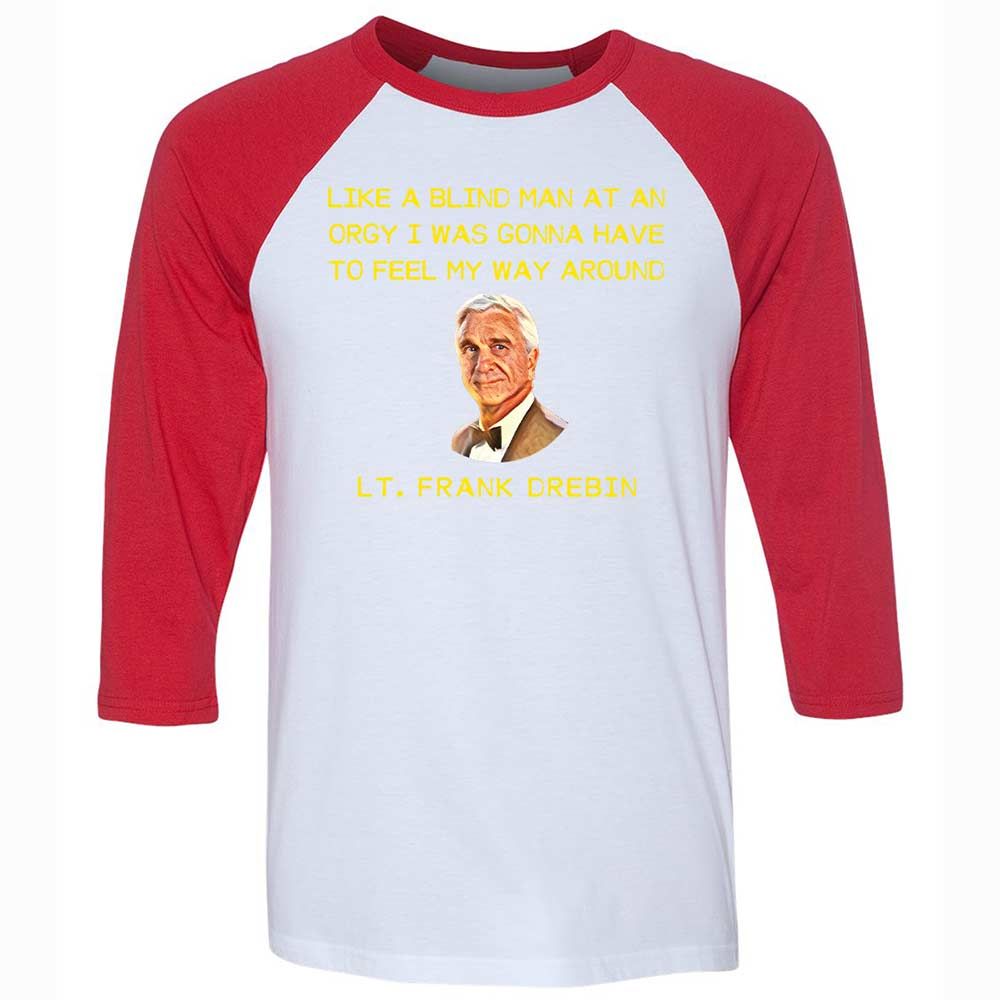 Unisex 3/4 Baseball Tee - HPERT38W - White/Red - 9