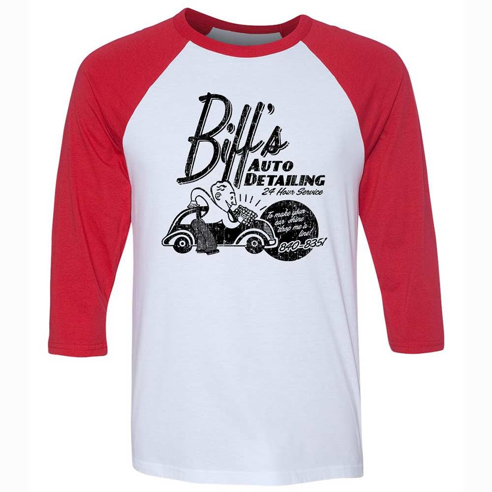 Unisex 3/4 Baseball Tee - A72CG2VK - White/Red - 9