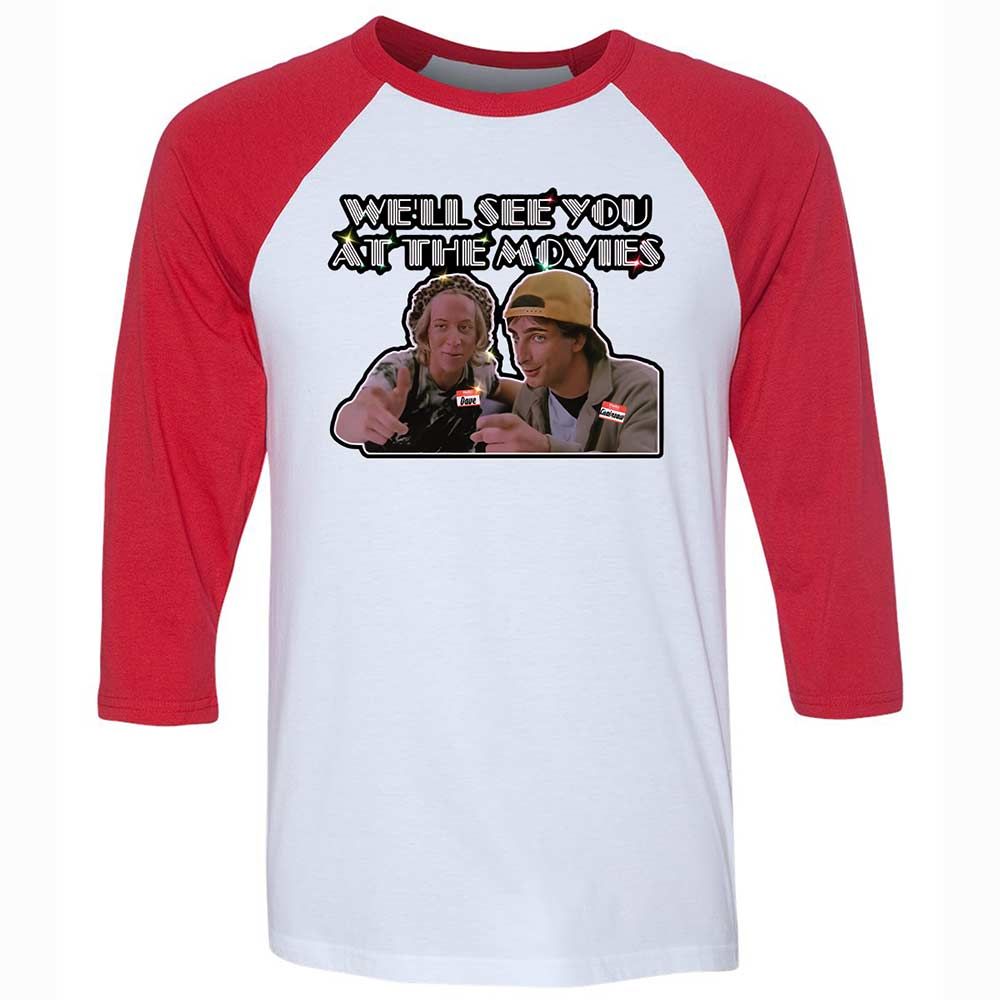 Unisex 3/4 Baseball Tee - 11HTTNVS - White/Red - 9