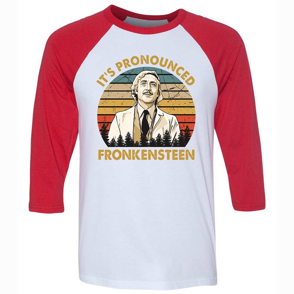 Unisex 3/4 Baseball Tee - NFWV65EB - White/Red - 9