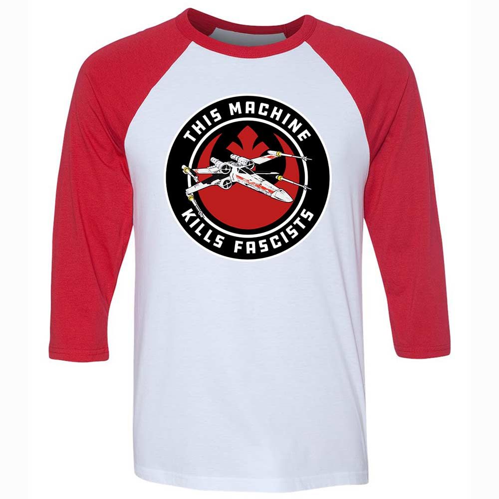 This Machine Kills Fascists - White/Red - 9