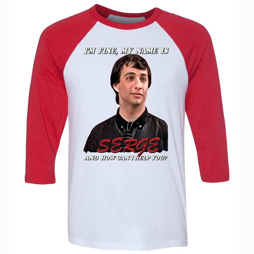 Unisex 3/4 Baseball Tee - 275RNPJT - White/Red - 9