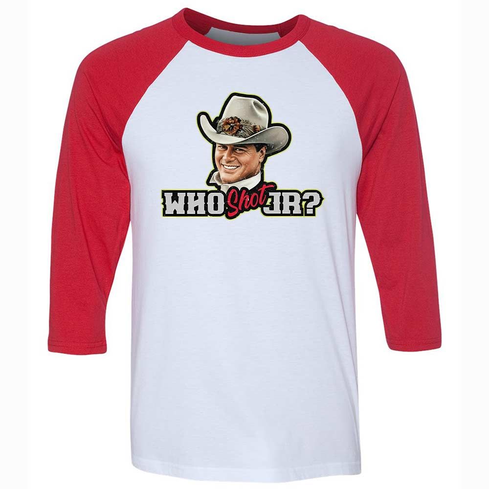 Unisex 3/4 Baseball Tee - 3S8HMS8G - White/Red - 9