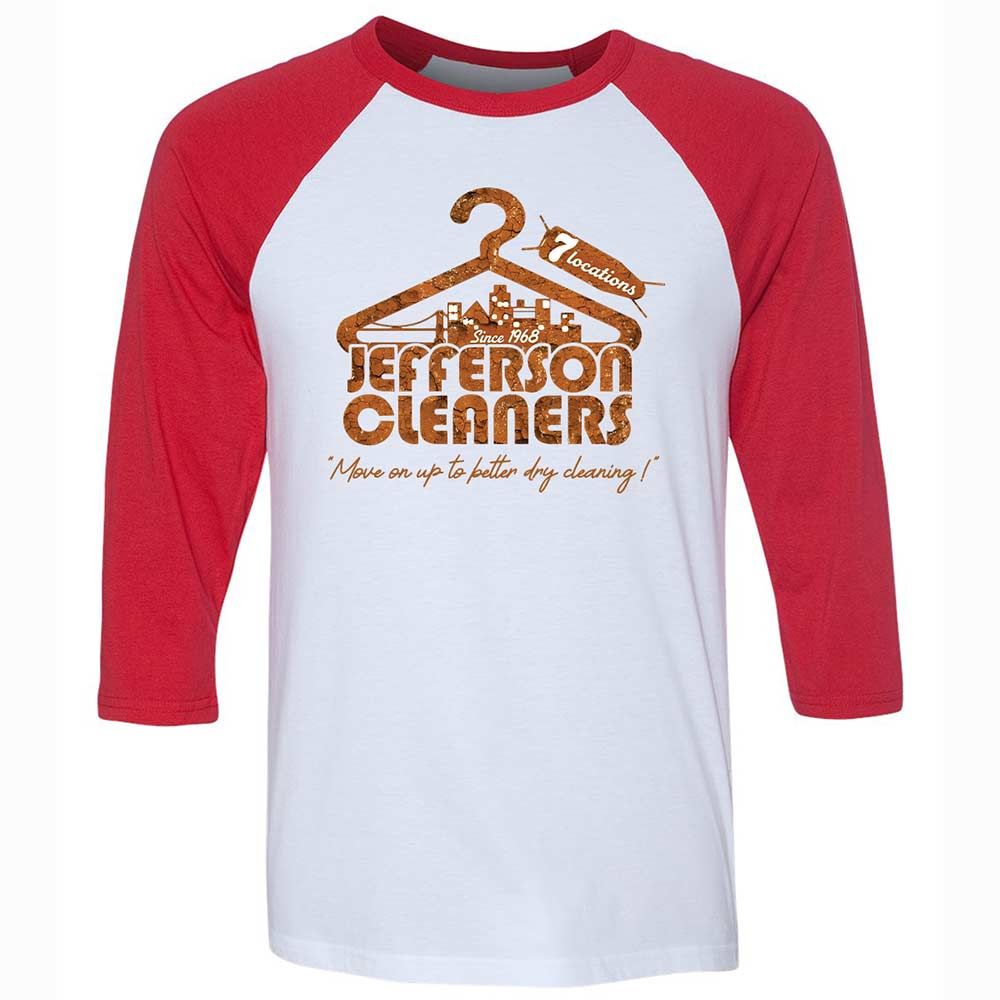 Unisex 3/4 Baseball Tee - XWF1TBD3 - White/Red - 9