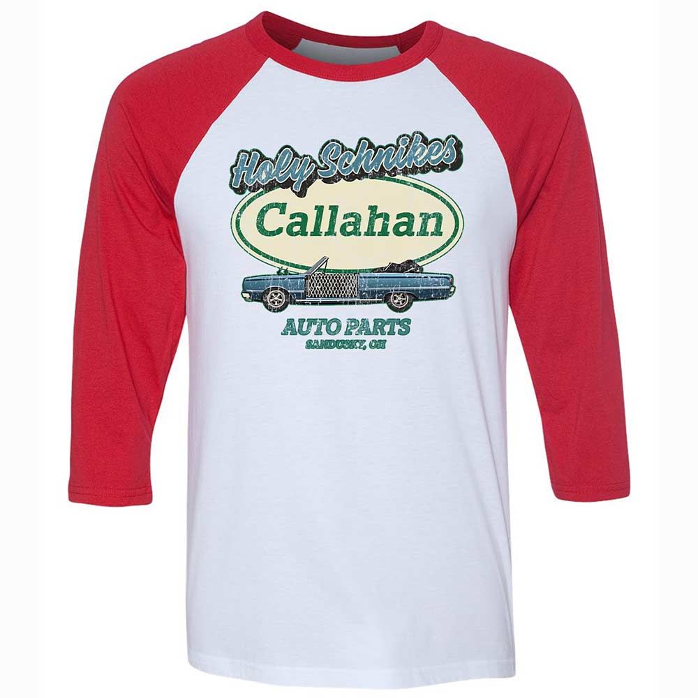 Unisex 3/4 Baseball Tee - ZKV1Q7LY - White/Red - 9