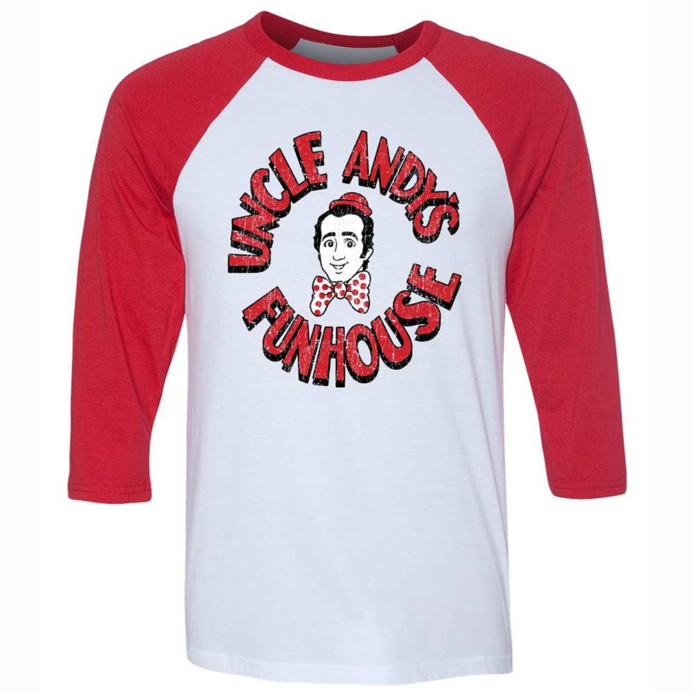 Unisex 3/4 Baseball Tee - 2RUM4WZK - White/Red - 9