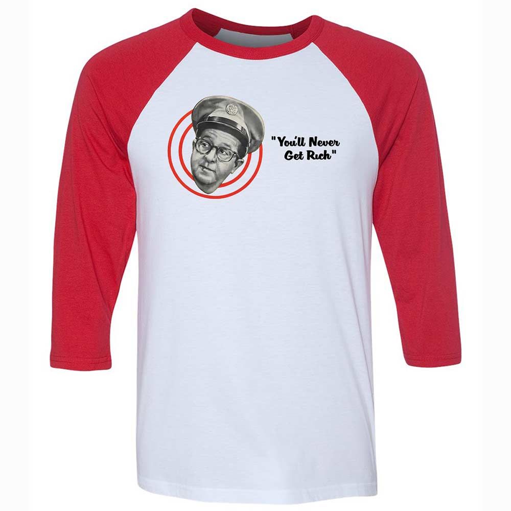 Unisex 3/4 Baseball Tee - 3MMGKA4D - White/Red - 9