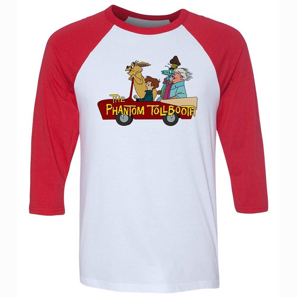 Unisex 3/4 Baseball Tee - MWYVQ9F1 - White/Red - 9