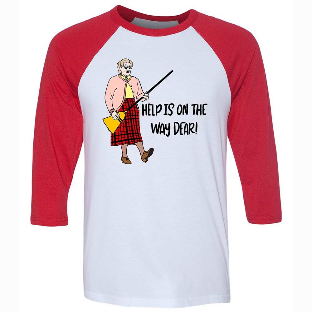 Help is on the way dear - White/Red - 9