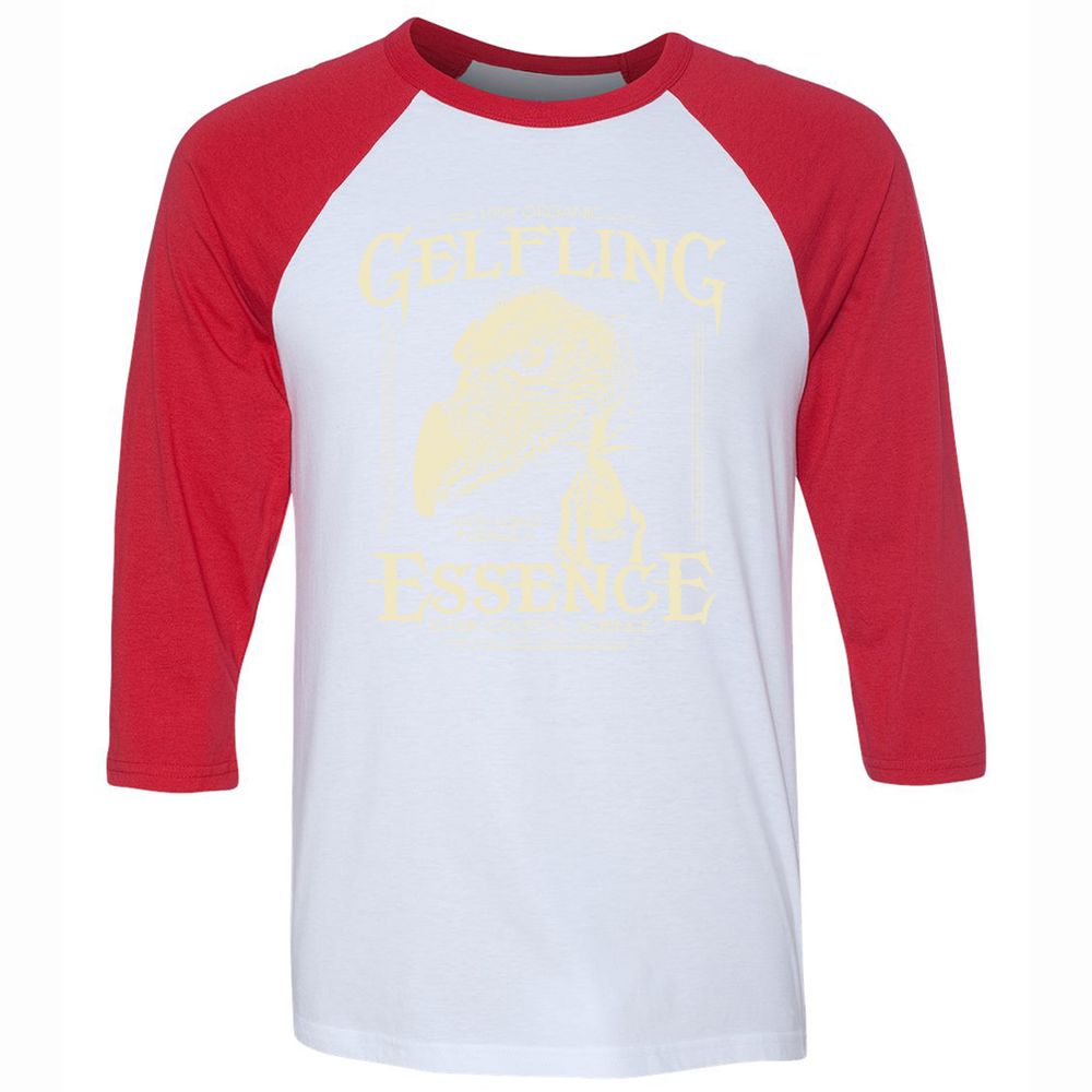 Unisex 3/4 Baseball Tee - L6ARNVE1 - White/Red - 9