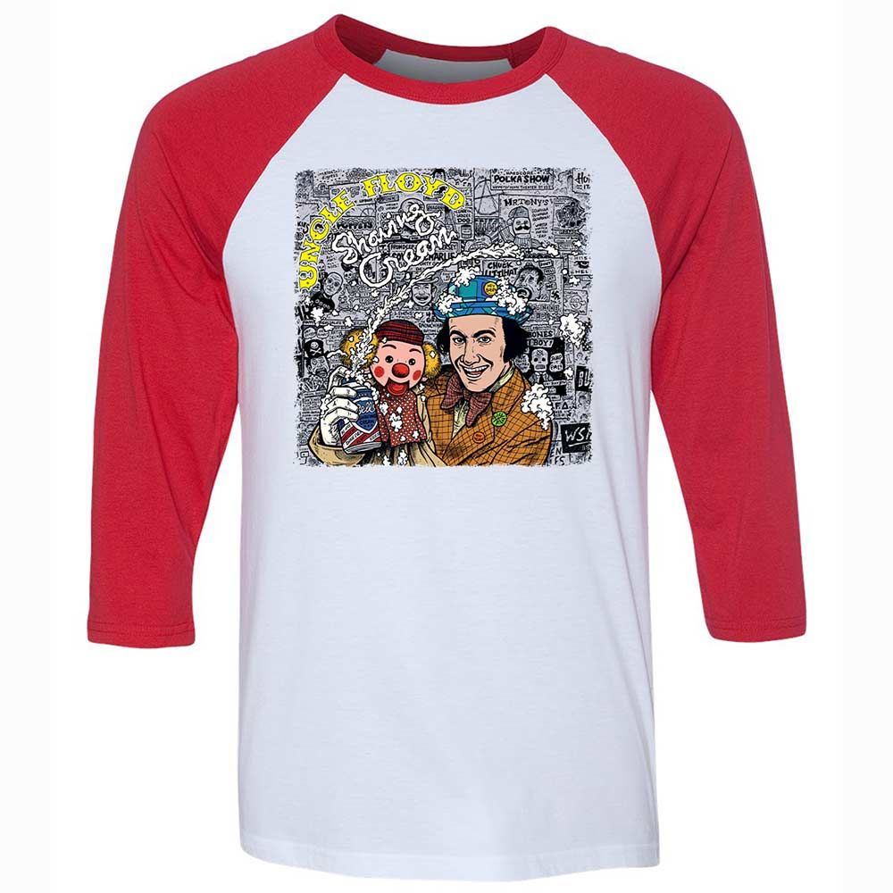 Unisex 3/4 Baseball Tee - 3HYKZ5G7 - White/Red - 9